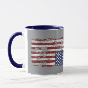 America In Distress - Upside Down United States Fl Mug