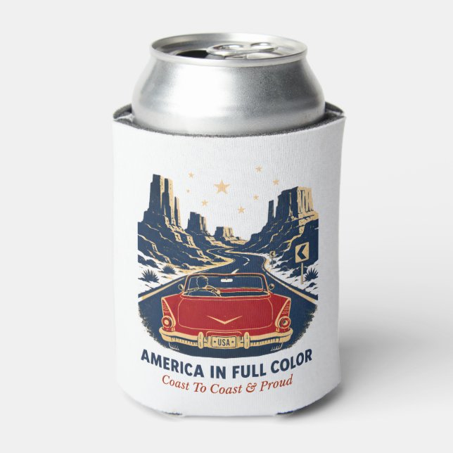 America In Full Colour Can Cooler (Can Front)