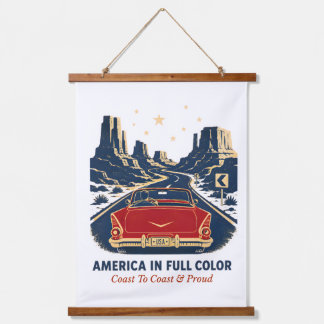 America In Full Colour Hanging Tapestry