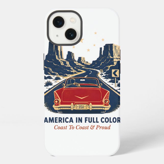 America In Full Colour iPhone Cases (Back)