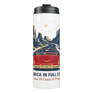 America In Full Colour Thermal Tumbler