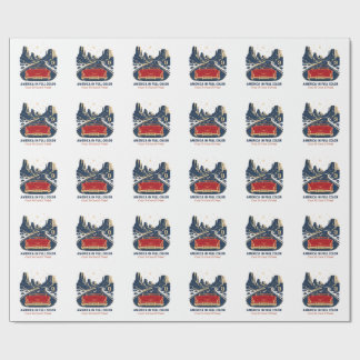 America In Full Colour Wrapping Paper