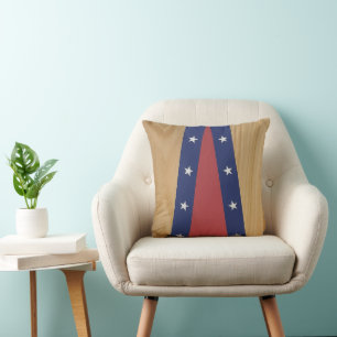 America-Inspired Art   Flags, Jerseys & 4th of Jul Cushion