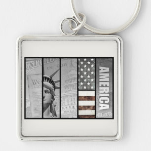 America Is Exceptional Key Ring