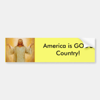 America is GOD'S Country! Bumper Sticker