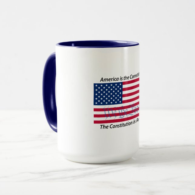 America is the Constitution 1 mug (Front Left)