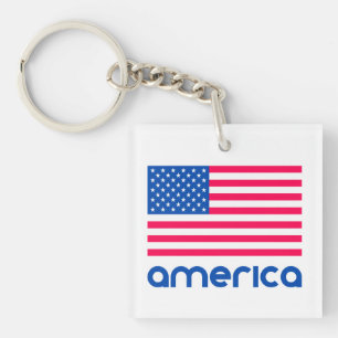 America Key Ring
