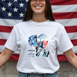 America My Heartsfire 1776-2026 Patriotic T-Shirt