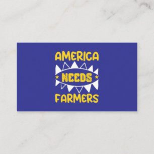 America Needs Farmers Business Card