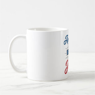 America Needs Jesus Patriotic Cross Shirt Design_1 Coffee Mug