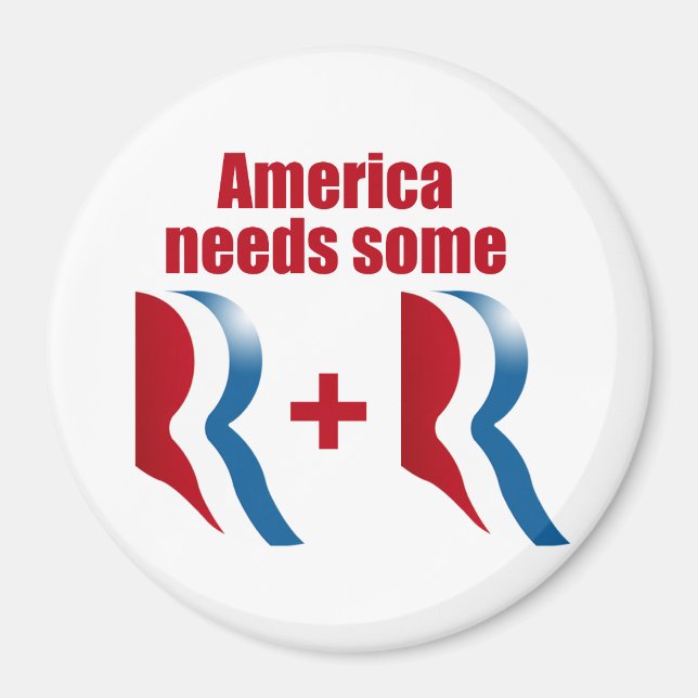 AMERICA NEEDS SOME R AND R.png Magnet (Front)