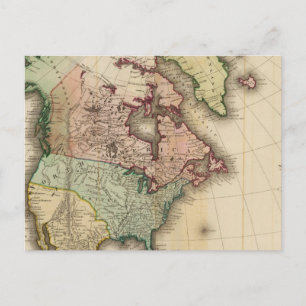America north 2 postcard
