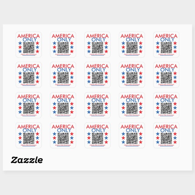 America Only - Version 01 Square Sticker (Sheet)