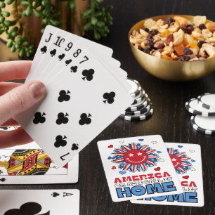 AMERICA, OR AS I CALL IT, HOME PLAYING CARDS