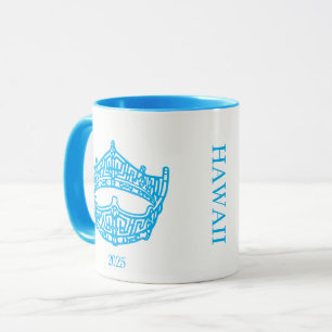America Pageant Crown Personalised Name Mug