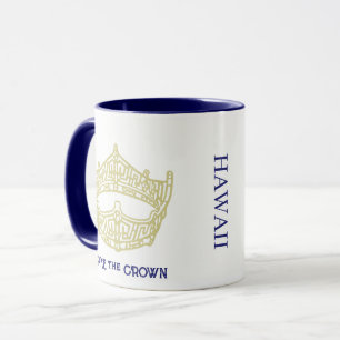 America Pageant Crown Personalized Name Mug