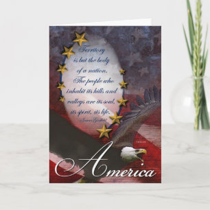America - Patriotic Greeting Card