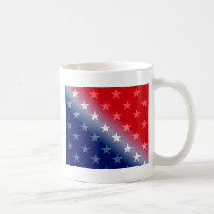 america patriotic red white blue coffee mug