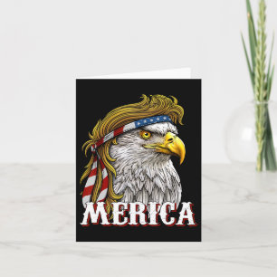 America - Patriotic Usa Flag Eagle Of Freedom - 4t Card