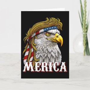 America - Patriotic Usa Flag Eagle Of Freedom - 4t Card