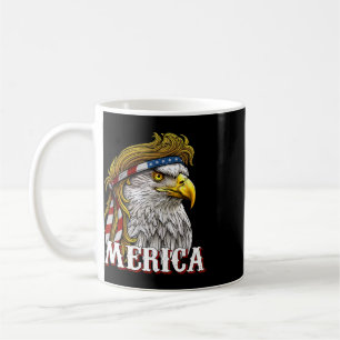 America - Patriotic Usa Flag Eagle Of Freedom - 4t Coffee Mug