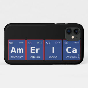 AMERICA periodic table iPhone 11 Case