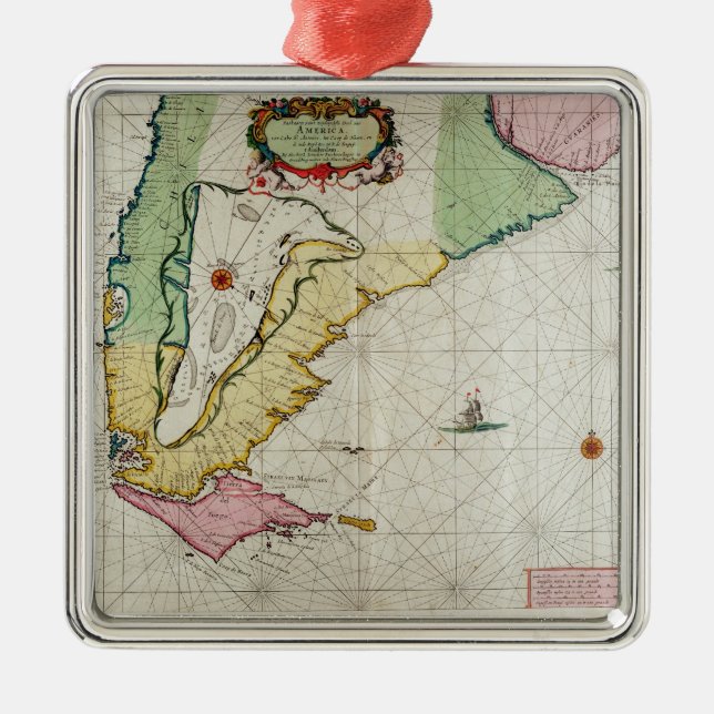 America, plate 17 from 'Le Nouveau et Grand Illumi Metal Ornament (Front)