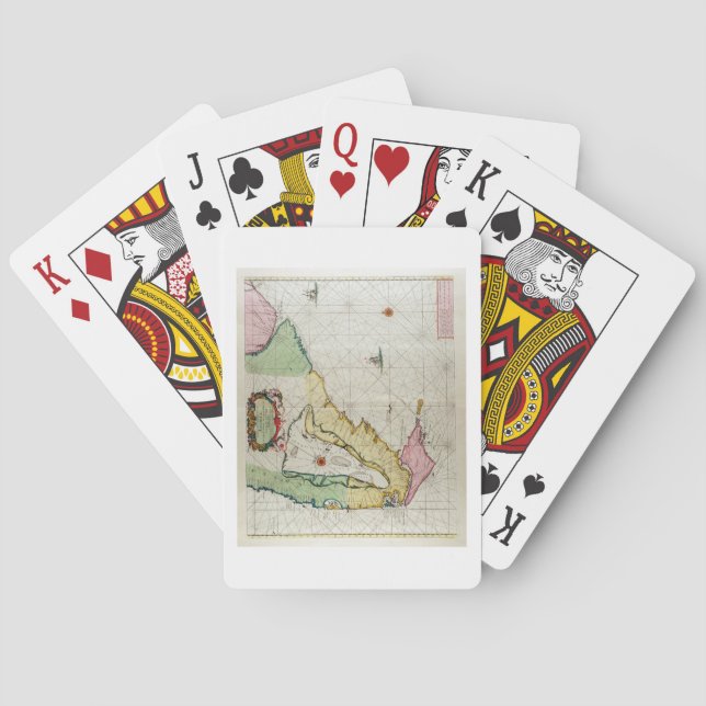 America, plate 17 from 'Le Nouveau et Grand Illumi Playing Cards (Back)