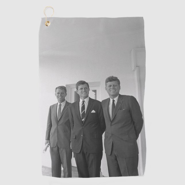 America President John Kennedy & Brothers, Camelot Golf Towel (Front)