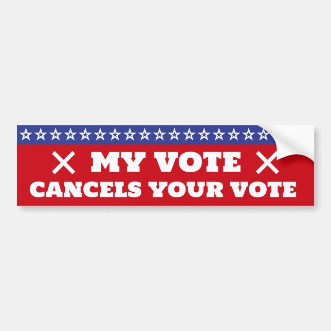 America Presidential Election 2024 Statements Bumper Sticker (Front)