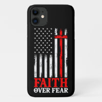 America Pride US Flag Faith Over Fear Prayer