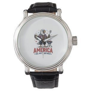 America Red White And Brew Eagle BBQ Shirt (7)_1 Watch
