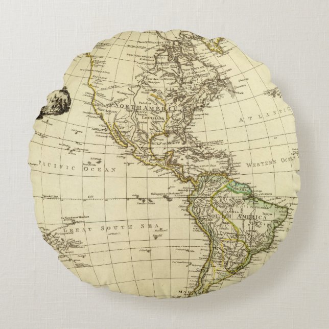 America Round Cushion (Front)