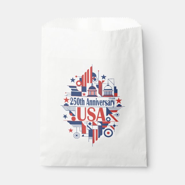 America’s 250th anniversary favour bag (Front)