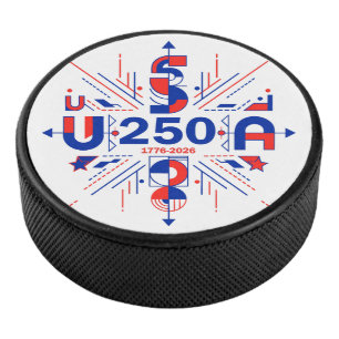 America’s 250th anniversary hockey puck