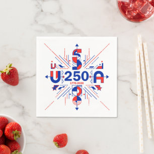 America’s 250th anniversary napkin