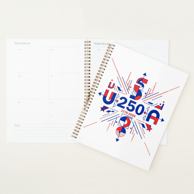 America’s 250th anniversary planner (Display)