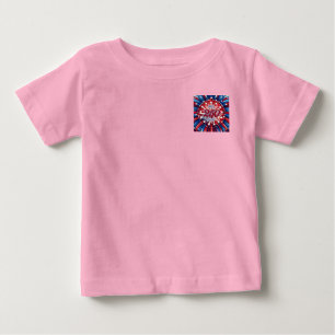 America’s 250th Birthday 1776-2026 RWB Fireworks Baby T-Shirt