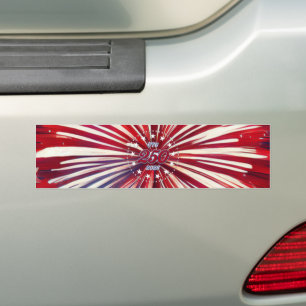 America’s 250th Birthday 1776-2026 RWB Fireworks Bumper Sticker