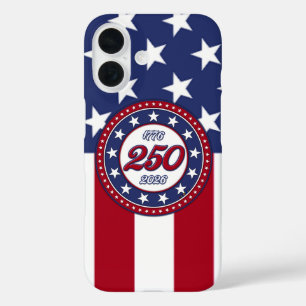 America’s 250th Birthday With USA Flag iPhone 16 Case