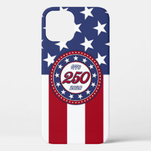 America’s 250th Birthday With USA Flag iPhone 12 Case
