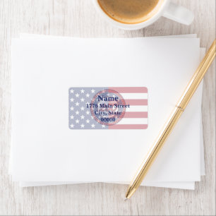 America’s 250th Birthday With USA Flag Label