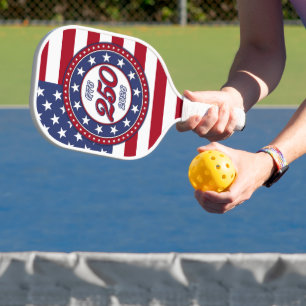 America’s 250th Birthday With USA Flag Pickleball Paddle