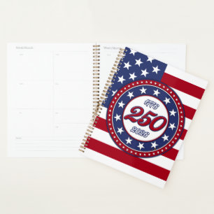 America’s 250th Birthday With USA Flag Planner