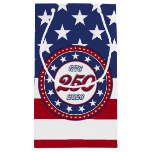 America’s 250th Birthday With USA Flag Small Gift Bag