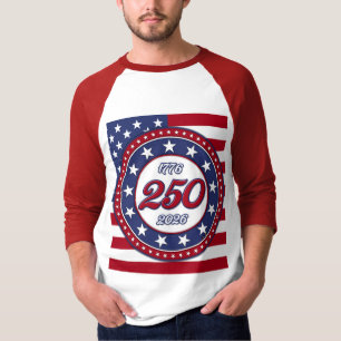 America’s 250th Birthday With USA Flag T-Shirt