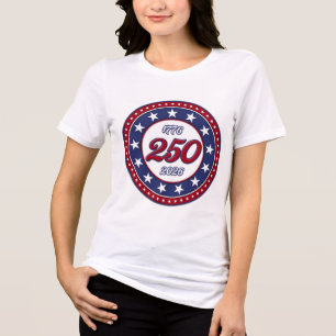 America’s 250th Birthday With USA Flag Tri-Blend Shirt