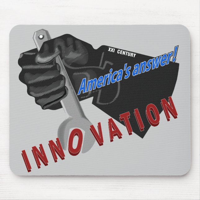 America’s answer - INNOVATION Mouse Pad (Front)