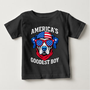 America’s Goodest Boy Dog Baby T-Shirt