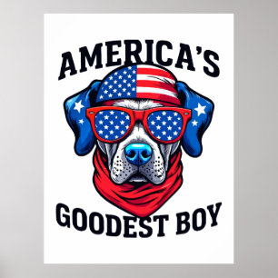 America’s Goodest Boy Dog Poster